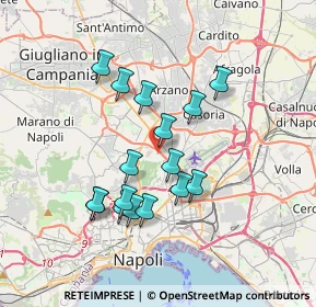 Mappa Traversa IV Cupa Capodichino, 80145 Napoli NA, Italia (3.37563)