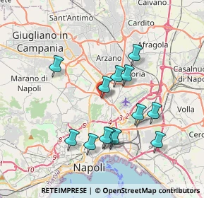 Mappa Traversa IV Cupa Capodichino, 80145 Napoli NA, Italia (3.69462)