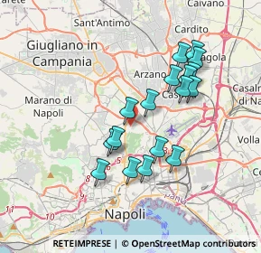 Mappa Via della Liguria, 80145 Napoli NA, Italia (3.45706)