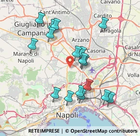 Mappa Via della Liguria, 80145 Napoli NA, Italia (4.02647)