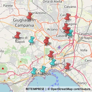 Mappa Via della Liguria, 80145 Napoli NA, Italia (4.78308)