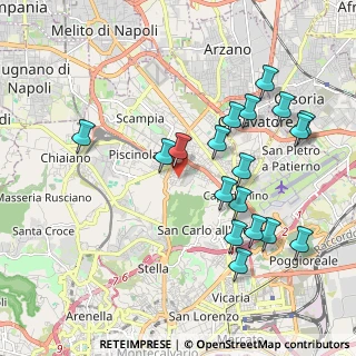 Mappa Via della Liguria, 80145 Napoli NA, Italia (2.22667)