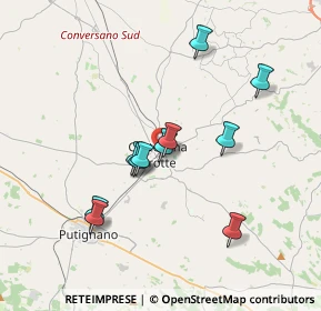 Mappa Via XX Settembre, 70013 Castellana Grotte BA, Italia (3.37364)