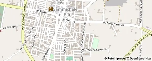 Mappa Sammichele di Bari