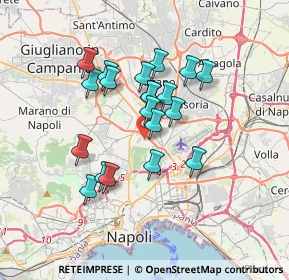 Mappa Traversa I Cupa Capodichino, 80145 Napoli NA, Italia (3.055)