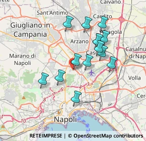 Mappa Traversa I Cupa Capodichino, 80145 Napoli NA, Italia (3.46429)