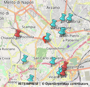 Mappa Traversa I Cupa Capodichino, 80145 Napoli NA, Italia (2.58133)