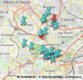 Mappa Traversa I Cupa Capodichino, 80145 Napoli NA, Italia (1.8165)