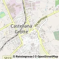 Mapa Castellana Grotte