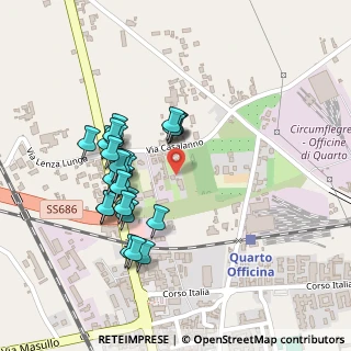 Mappa Via Carlo Bussola, 80010 Quarto NA, Italia (0.212)