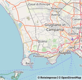 Mappa 80010 Giugliano In Campania NA, Italia (6.9685)