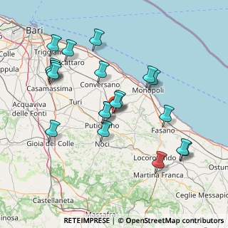 Mappa Viale Aldo Moro, 70013 Castellana Grotte BA, Italia (17.022)