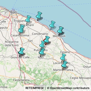 Mappa Viale Aldo Moro, 70013 Castellana Grotte BA, Italia (16.3375)