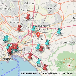 Mappa Via Ungaretti, 80040 Volla NA, Italia (6.2975)
