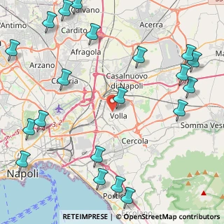Mappa Via Ungaretti, 80040 Volla NA, Italia (6.5725)