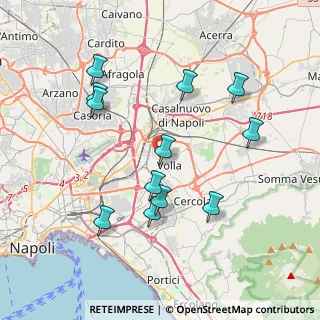 Mappa Via Ungaretti, 80040 Volla NA, Italia (4.12917)