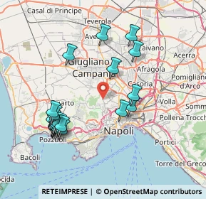 Mappa Via Comunale Toscanella, 80145 Napoli NA, Italia (8.5305)