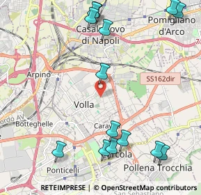 Mappa Via Moscati, 80040 Volla NA, Italia (2.89929)