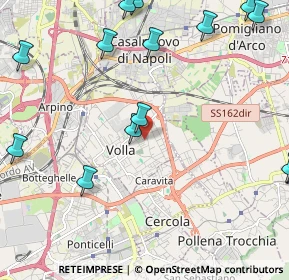 Mappa Via Moscati, 80040 Volla NA, Italia (3.14571)