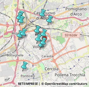 Mappa Via Moscati, 80040 Volla NA, Italia (1.845)