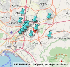 Mappa Via Moscati, 80040 Volla NA, Italia (3.00857)