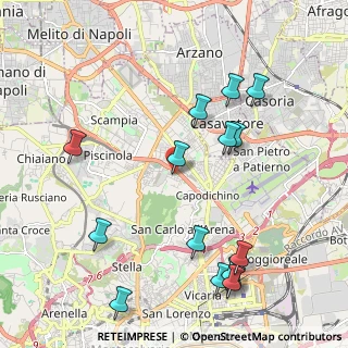 Mappa Cupa detta Santa Cesarea, 80145 Napoli NA, Italia (2.58467)
