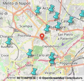 Mappa Cupa detta Santa Cesarea, 80145 Napoli NA, Italia (2.6675)