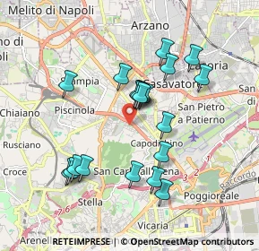 Mappa Cupa detta Santa Cesarea, 80145 Napoli NA, Italia (1.7935)