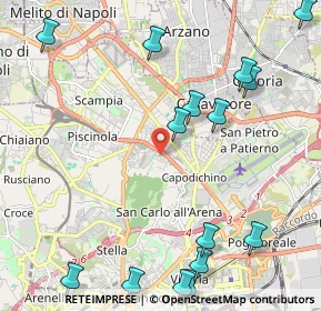 Mappa Cupa detta Santa Cesarea, 80145 Napoli NA, Italia (3.038)