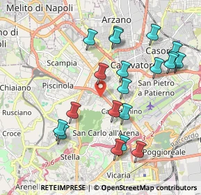 Mappa Cupa detta Santa Cesarea, 80145 Napoli NA, Italia (2.202)