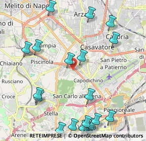 Mappa Cupa detta Santa Cesarea, 80145 Napoli NA, Italia (2.986)