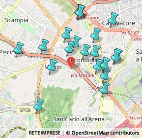 Mappa Cupa detta Santa Cesarea, 80145 Napoli NA, Italia (1.058)