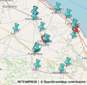 Mappa SP per, 70013 Castellana Grotte BA (9.2025)