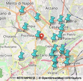 Mappa Piazza Madonna dell'Arco, 80145 Napoli NA, Italia (2.2925)