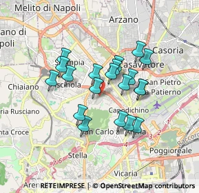 Mappa Piazza Madonna dell'Arco, 80145 Napoli NA, Italia (1.486)