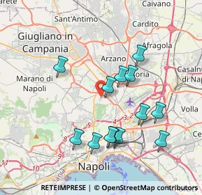 Mappa Piazza Madonna dell'Arco, 80145 Napoli NA, Italia (3.86769)