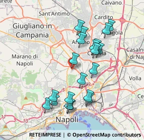 Mappa Piazza Madonna dell'Arco, 80145 Napoli NA, Italia (3.8565)