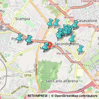 Mappa Piazza Madonna dell'Arco, 80145 Napoli NA, Italia (0.951)