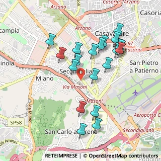 Mappa Via Giaime Pintor, 80145 Napoli NA, Italia (1.024)