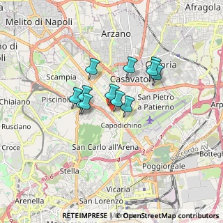 Mappa Via Giaime Pintor, 80145 Napoli NA, Italia (1.29583)