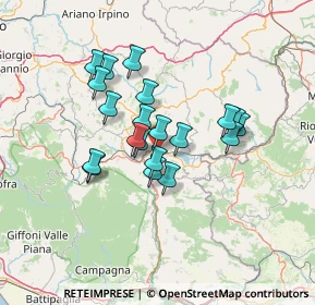 Mappa Teora, 83056 Teora AV, Italia (11.52)