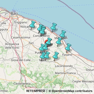 Mappa Via Napoli, 70013 Castellana Grotte BA, Italia (9.85188)