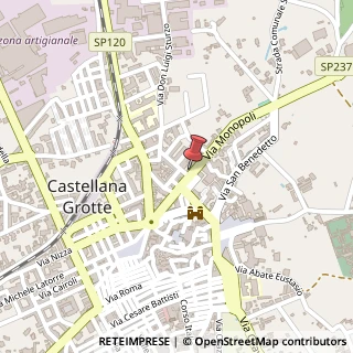 Mappa Via Monopoli, 61, 70013 Castellana Grotte, Bari (Puglia)