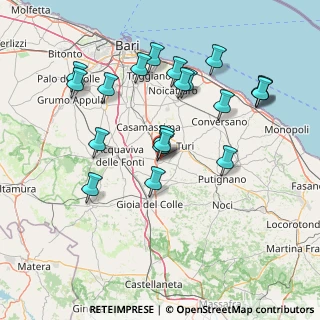 Mappa Via Luigi Carenza, 70010 Sammichele di Bari BA, Italia (16.4195)