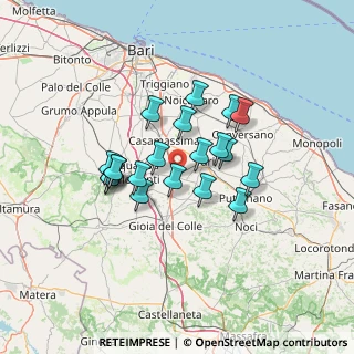 Mappa Via Luigi Carenza, 70010 Sammichele di Bari BA, Italia (11.3695)