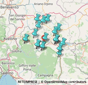 Mappa 83051 Nusco AV, Italia (10.5135)