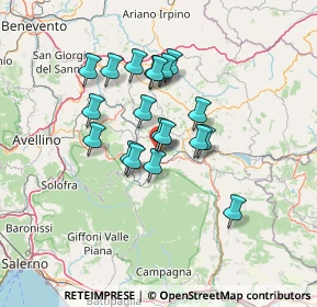 Mappa 83051 Nusco AV, Italia (11.41895)
