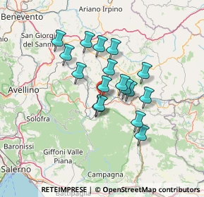 Mappa 83051 Nusco AV, Italia (11.30235)