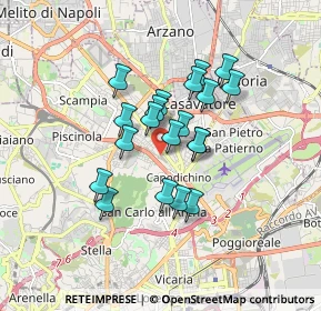 Mappa Via Giaime Pintor, 80144 Napoli NA, Italia (1.3775)