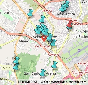 Mappa Via Giaime Pintor, 80144 Napoli NA, Italia (0.991)